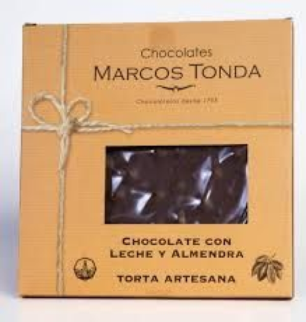 TORTA CHOCOLATE CON LECHE Y ALMENDRA